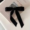 Summer Spring Elegances Long Ribbon Bowknot Hairpin for Woman Ponytail Hair Clip