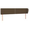 Headboard - Maison Exclusive - Dark Brown - 183x23x78/88 Cm - Adjustable Height