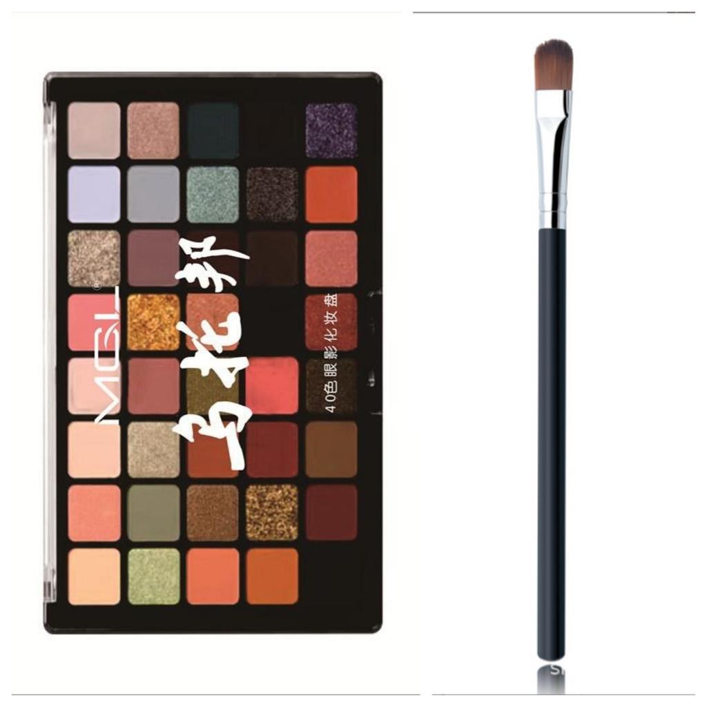 40 Color Eyeshadow Disc Ultra Fire Matte Pearlescent Glitter Sparkling Eyeshadow