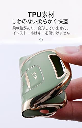 SANRILY Renault Key Case, Key Holder, Key Cover, Protective, Luxury, Durable, Red, Compatible with Duster, Megane, Duster, Sandero, Kandu, Captur, and