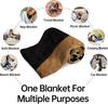 Astronaut & Space Pattern Soft Throw Blanket – Perfect for Pop Art, Animal Lovers, Couch, Bed, Car, Home, Camping, All-Season
