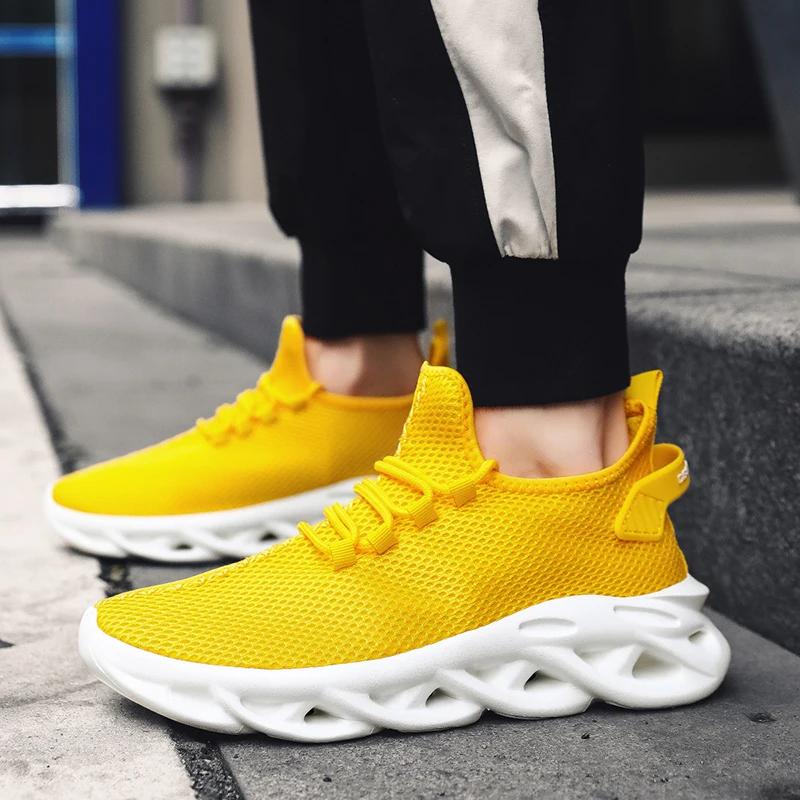 Summer Men Sneakers Running Sports Shoes Outdoor Mesh Walking Shoe Lightweight and Breathable Sneaker for Men Training Footwear