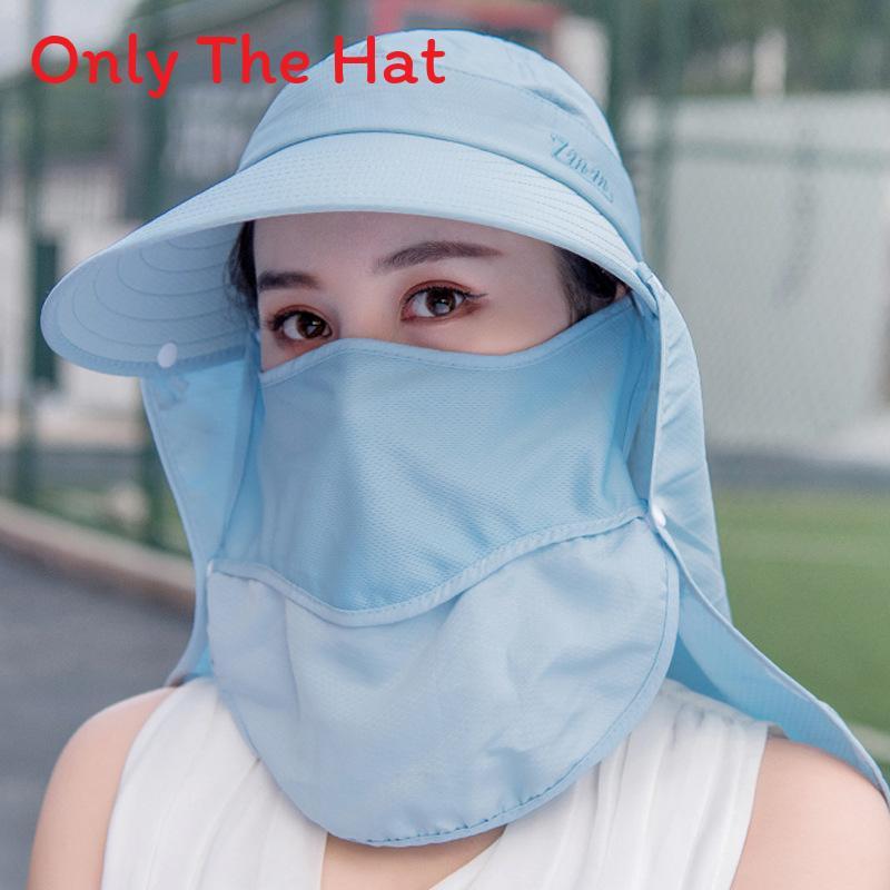 Summer Sun Protection Wide Brim Hat With Adjustable Fit For Outdoor Activities