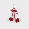 Cherry X2 Beaded Earrings (Red/1PCS)