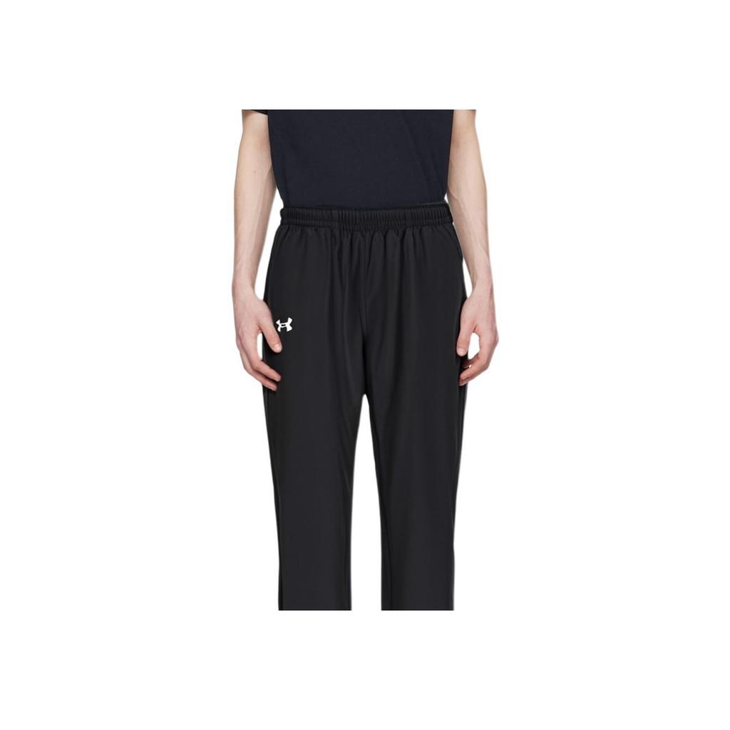 Under Armour Solid Color Athletic Knit Training Pants Men Bottoms Black 21500744-001