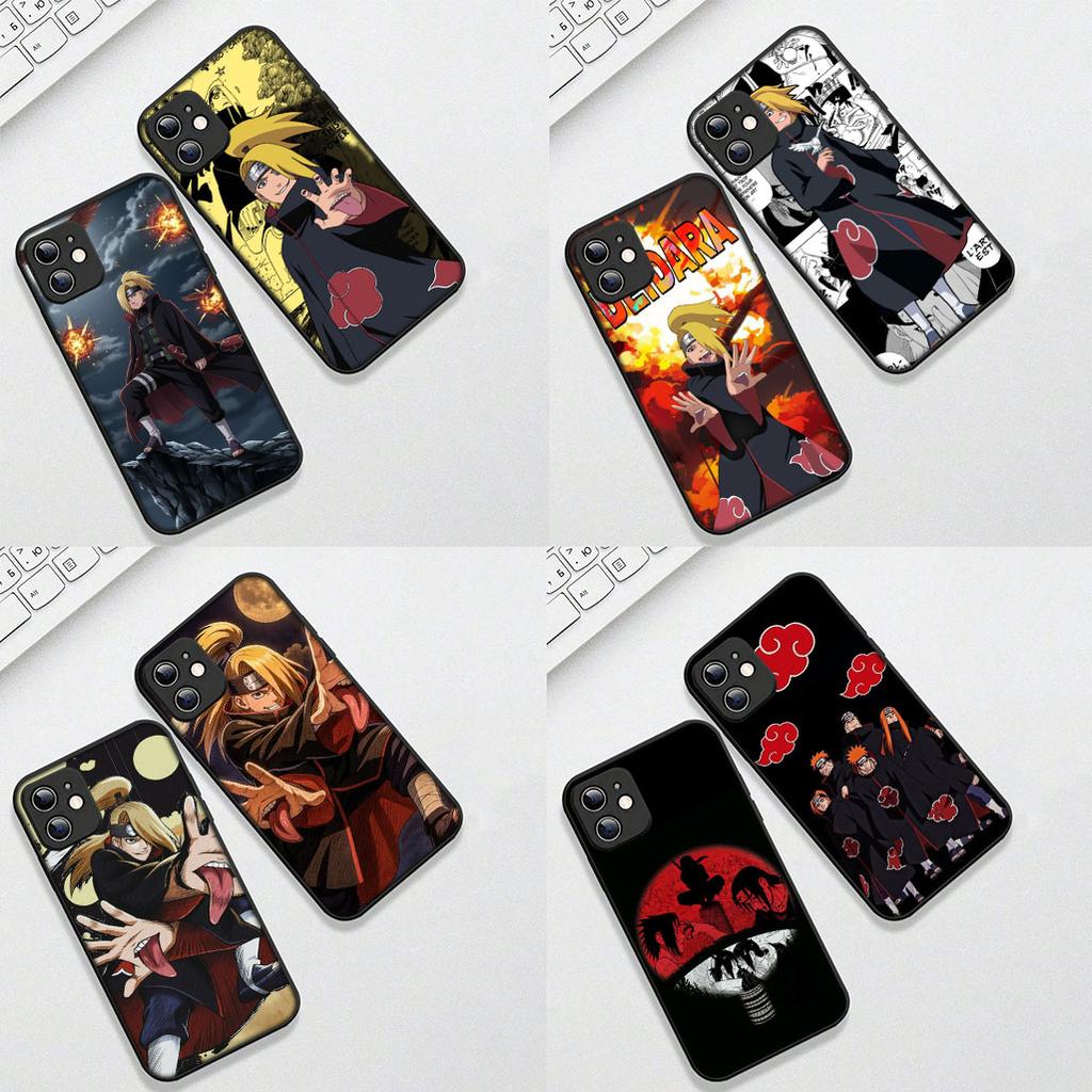 Deidara Narutos Itachi Uchiha Akatsuki Phone Case for Xiaomi Redmi Note 13 14 Pro Plus ProPlus 14C 13C Pro+ 5G Protective Cover