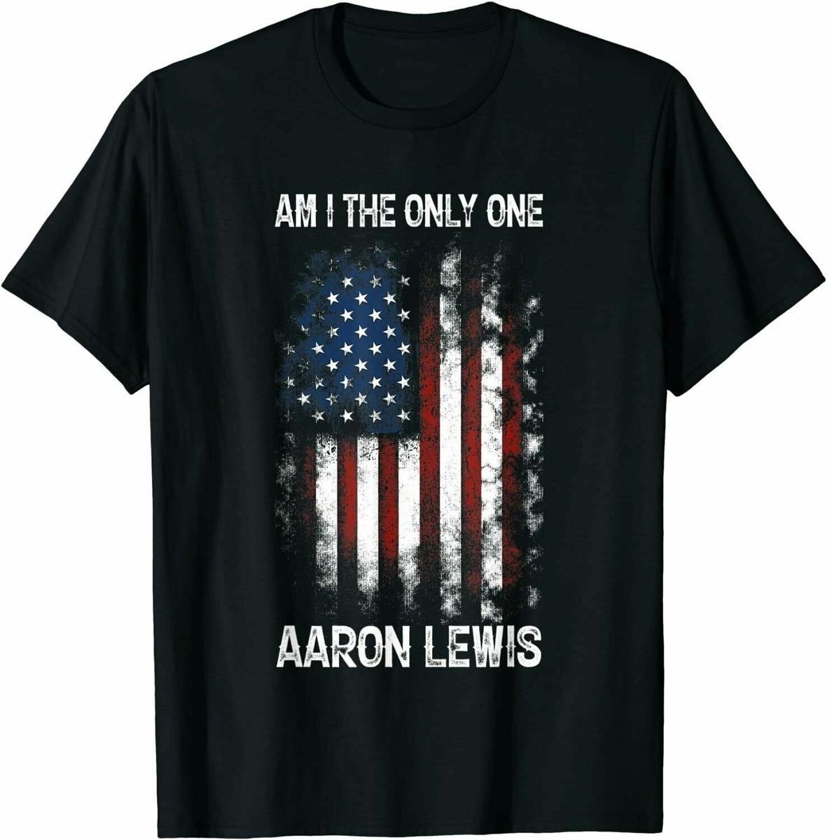 Rare Aaron Lewis - Am I The Only One Collection S-5XL Tee C59.178 S разноцветный