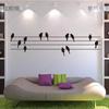 PVC Wall Decorative Sticker 45.28×11.81 In Backdrop Wall Sticker Bedroom Wall