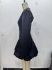 European and American Women's Fashion Casual Balloon Silhouette Mini Dress