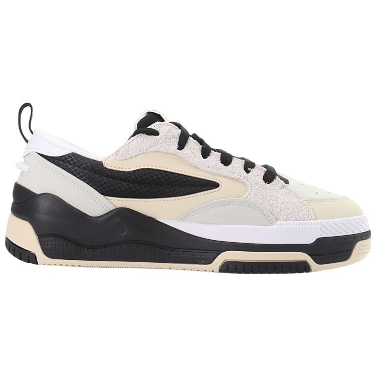 Fila Canestro Fashion Low Top Retro Basketball Shoes Men Sneakers White Black F12M241603FWB