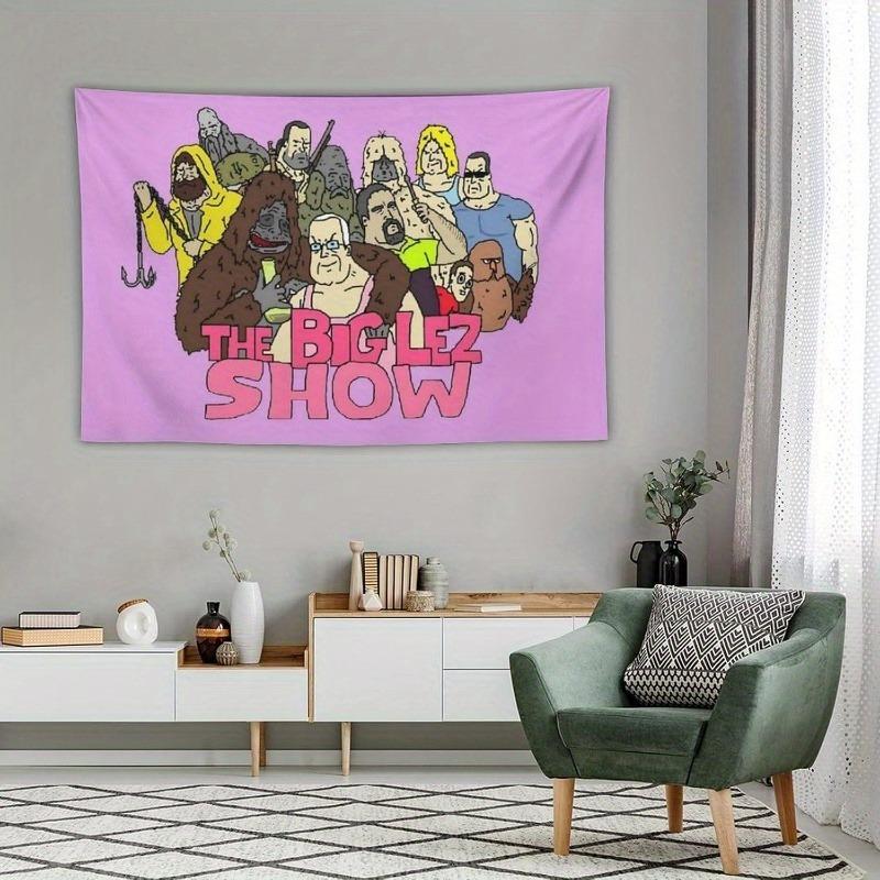 Jmg Household Supplies Unisex Sassy Sasquatch Printed Tapestry Paintings By Strongman Show Bedroom, University Dormitory, And Home Decor