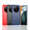 Redmi A3 Brushed Texture Carbon Fiber Mobile Phone Shell Protective Case