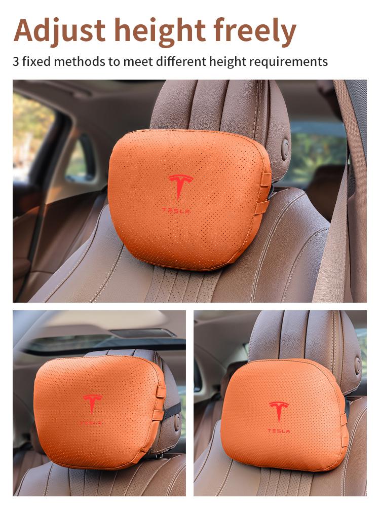 AMO1 For Tesla Model 3 Model Y Model S Model X Car Headrest Neck Support Seat Soft Neck Pillow Automobile Tesla Interior Accessories