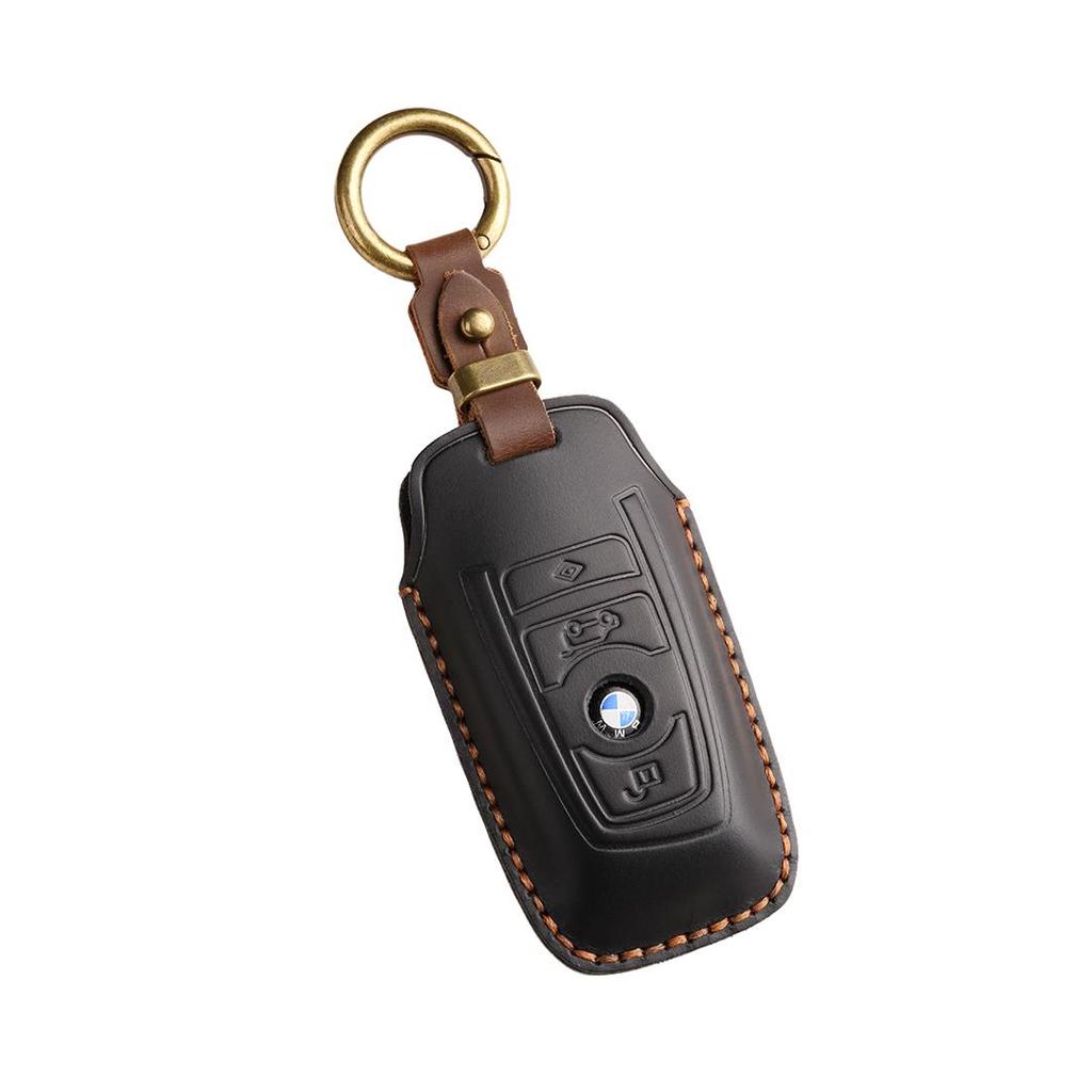 [BMW] Car Key Cover Cowhide Handmade Suitable for X1 X2 X3 X4 X5 X6 X7 M5 3 Series 5 Series