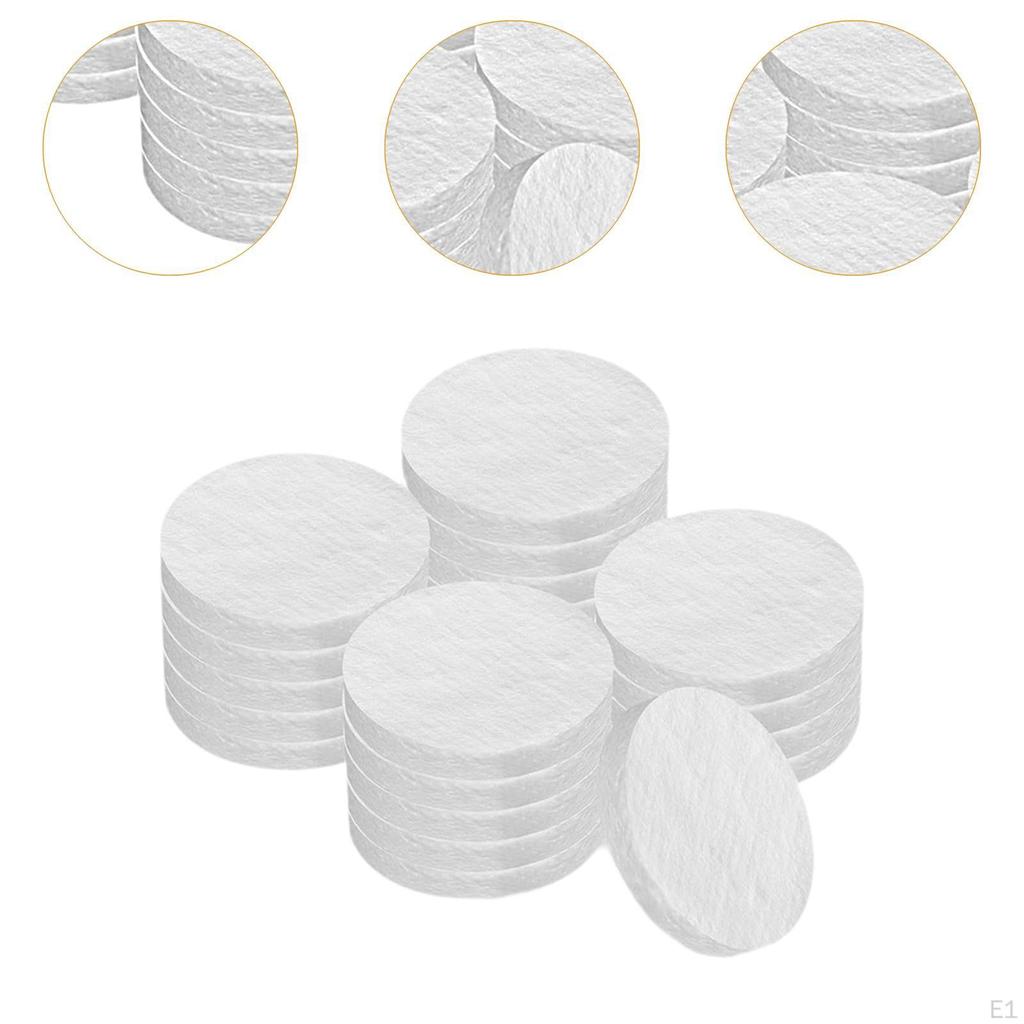 20 szt. Okrągły knot z wełny ceramicznej do kominków alkoholowych stołowych do użytku wewnętrznego i zewnętrznego