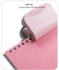 6-Hole Round Loose-Leaf Puncher, Student-Friendly, Multi-Hole, Manual, Labor-Saving.