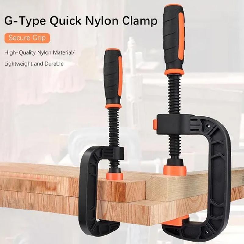 2/3inch Quick Release Plastic G Type Strong Clamp Woodwork Quick Release Grip G Clipping  Engineering Plastic Clip Hand Tools