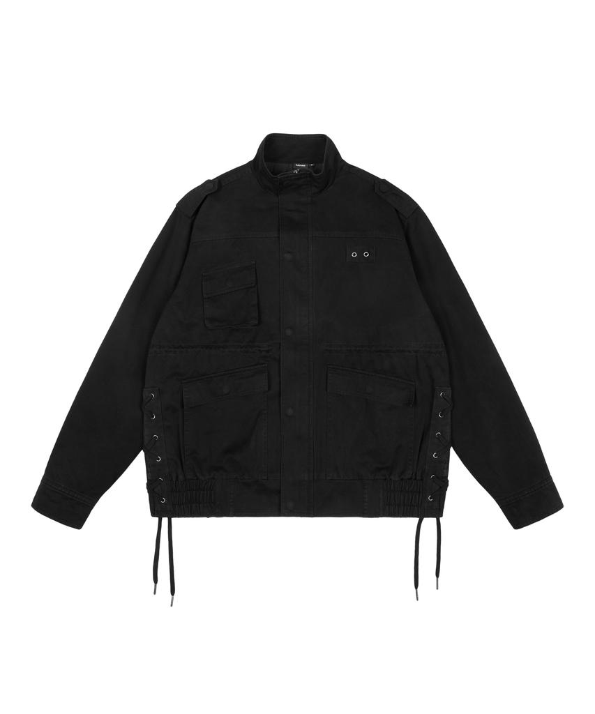 Aakam Nova Drawstring Field Jacket (Black)