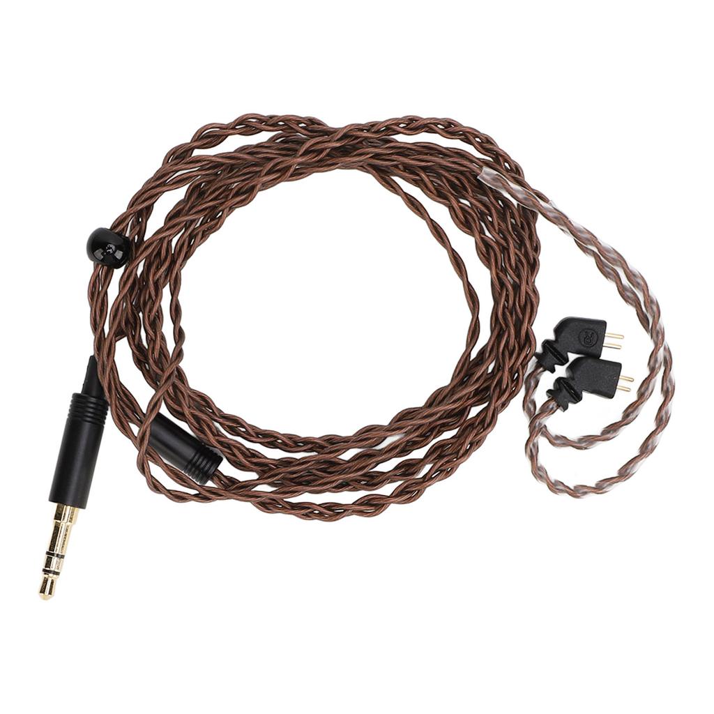 2 Pin 0.78mm Earphone Cable Clear Sound Tangle Free 3.5mm Plug Earbuds Upgrade Cable for KZ AS12 AS16 ZSX ZSN ZS10 Pro