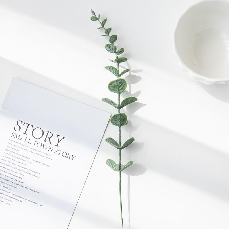 

Искусственные растения Пластиковые листья эвкалипта Свадебные букеты Цветы для дома и сада Фестивальная ваза Украшения для комнаты и стола Аксессуары 10pc зелёный