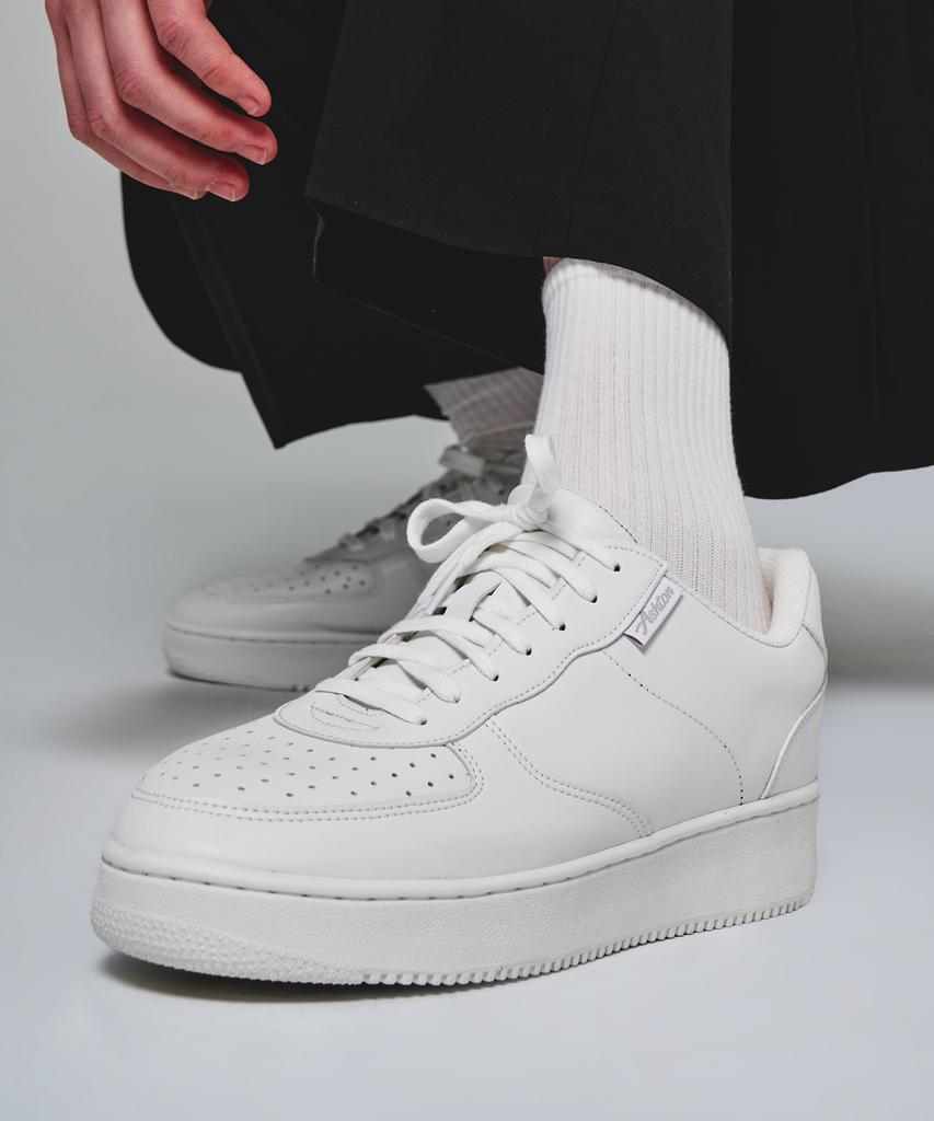 Clayong 6Cm Basic Court Sneakers Ashton (Cl0059Wh)
