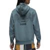 Jordan Felpa con Cappuccio Uomo Stampa Lettere Minimalista Verde Acqua DQ7545-384