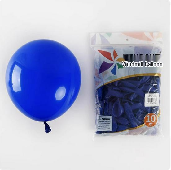 Windmill Pattern 10" Round Latex Balloons - Pack of 100 for Weddings & Birthdays