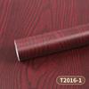 40cm*3m Self-Adhesive Wood Grain Wallpaper Peel and Stick Removable Waterproof Wall Sticker for Cabinet Table Desk Renovation Background Decor