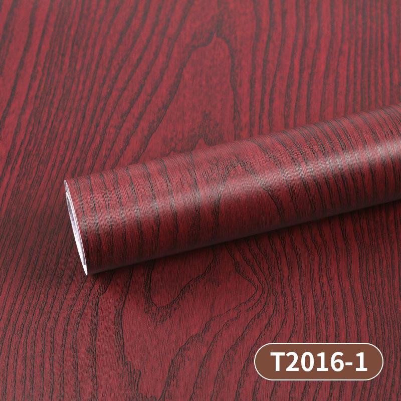 40cm*3m Self-Adhesive Wood Grain Wallpaper Peel and Stick Removable Waterproof Wall Sticker for Cabinet Table Desk Renovation Background Decor