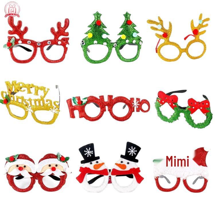 Festive Christmas Eyeglass Frames for Adults & Kids - Creative Holiday Party Accessories & Gifts