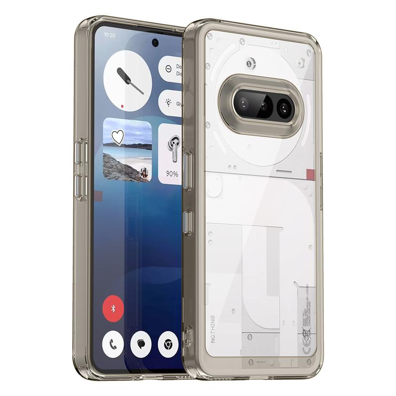 For Nothing Phone 3a Case Nothing Phone 3a Cover Funda Clear PC + TPU Shockproof Slicone Protective Phone Cover Nothing Phone 3a