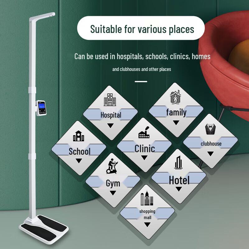 Ultrasonic Height and Weight Scale