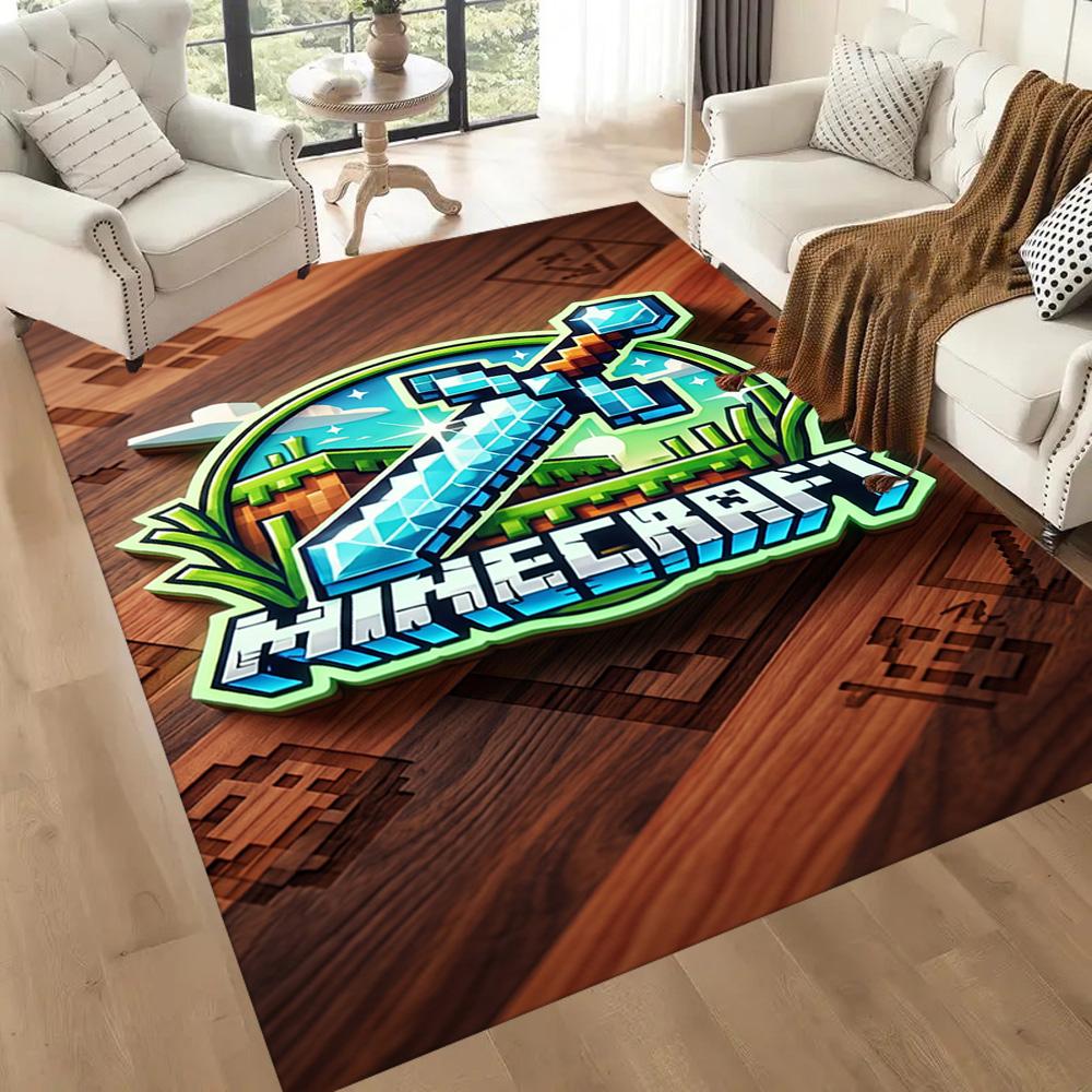Minecraft 220 Floor Mat Perfect for Bedrooms Dining Room Balcony Foyer Antislip Carpet Office home decor Best for Christmas