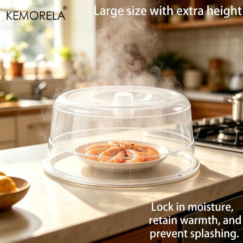 Microwave Dish Cover Refrigerator Fresh- Keeping Dish Cover Anti Splatter Sealing Cover Lid Cold & Heat Resistant Kitchen Tools