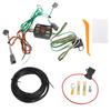 INFINAUTO Trailer Wiring Harness Kit for Ford Explorer and MKS 1 4-Pin (2020-2022), Lincoln, (Black, Set)