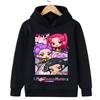 Fall and winter Kpop demon hunter children's hooded sweatshirt cute Kpop demon hunter tiger top Harajuku boys and girls