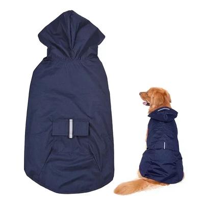 Psí pláštěnka Reflexní Psi pláštěnka Pro malé velké psy Nepromokavé oblečení Zlatý retrívr Labrador Rain Cape Pet Products