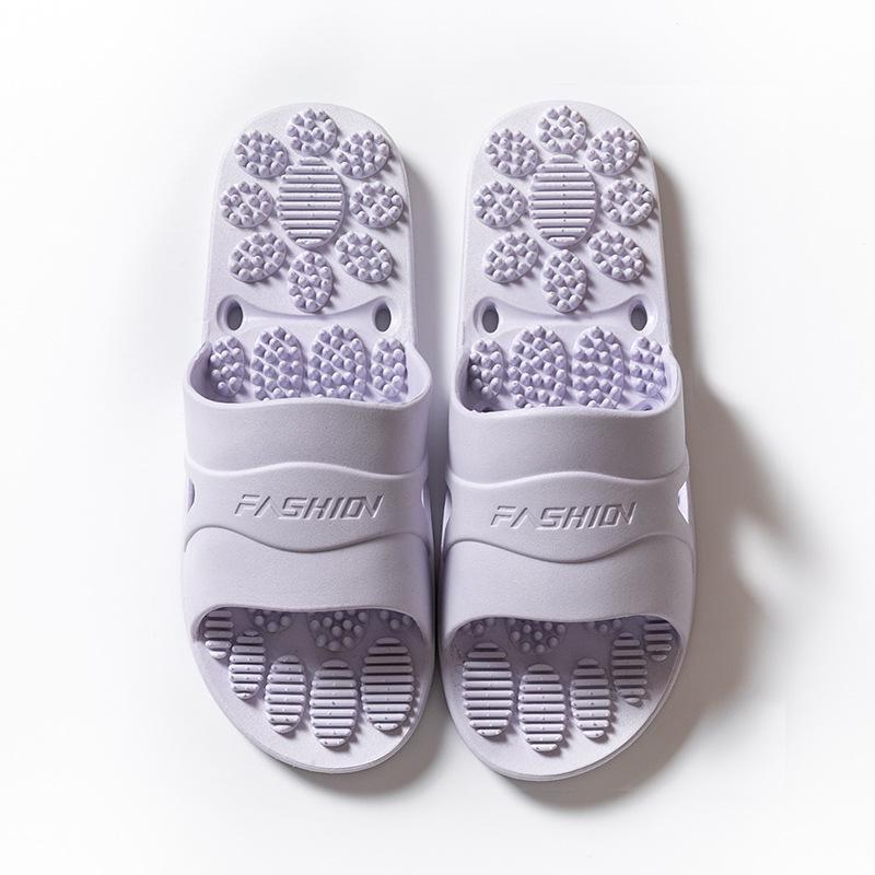 

Non-Slip Quick-Dry Bath Slippers - Unisex, Thick-Soled with Leak-Resistant, Hollow-Out Design and Massage Comfort 40-41 (fits 39-40)