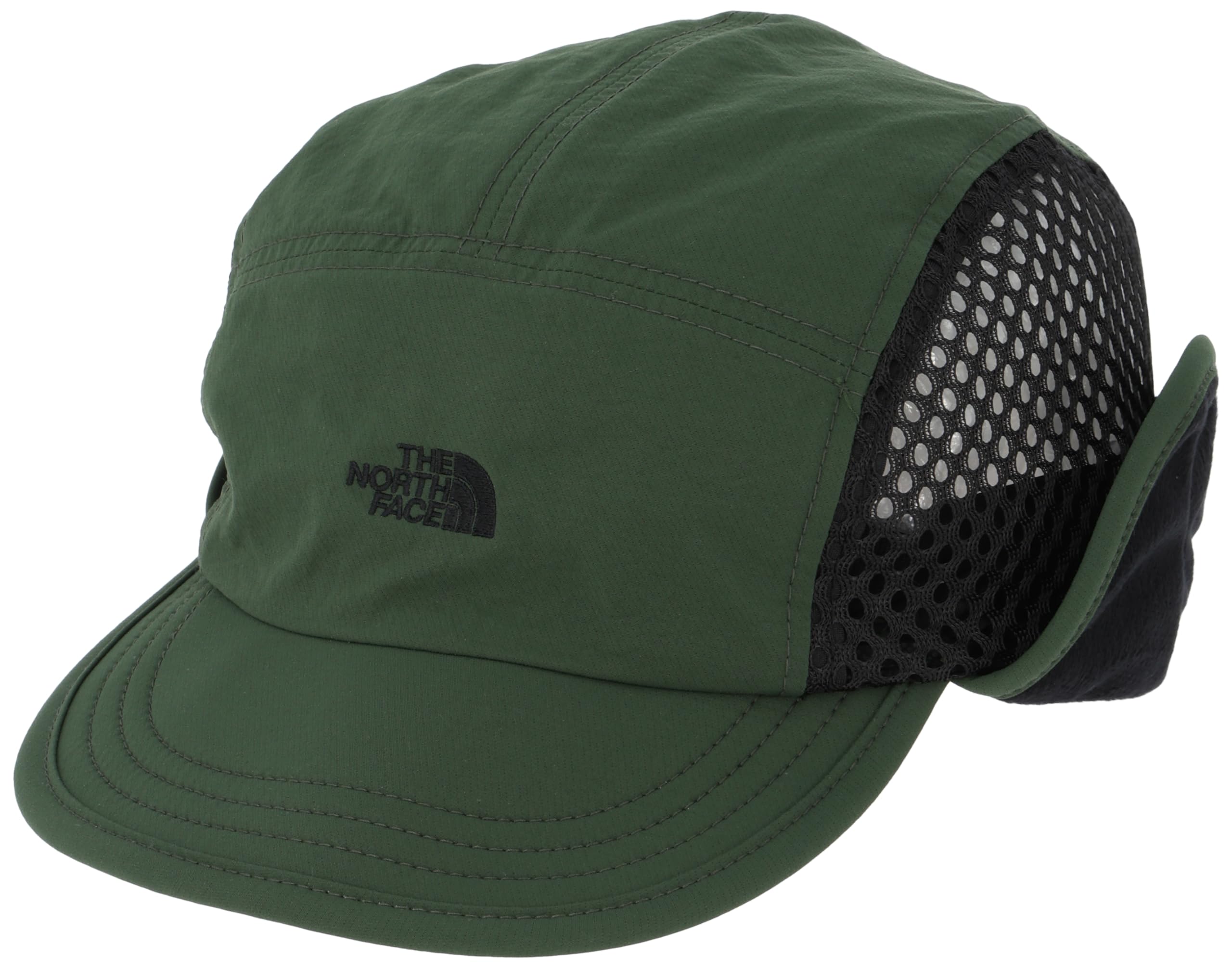 

The North Face Free Run Ear Flap Pine Size L Cap, Unisex, Water-Repellent, Warm, Needle/Black,