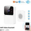 Tuya WiFi Wireless Smart Doorbell Home Security Camera Bell with Alexa Google Works DC/AC Battery Powered