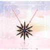 Umcho Colorful Star Necklace Solid 925 Sterling Silver Charm Statement Necklace For Women Jewelry Weddings Gift