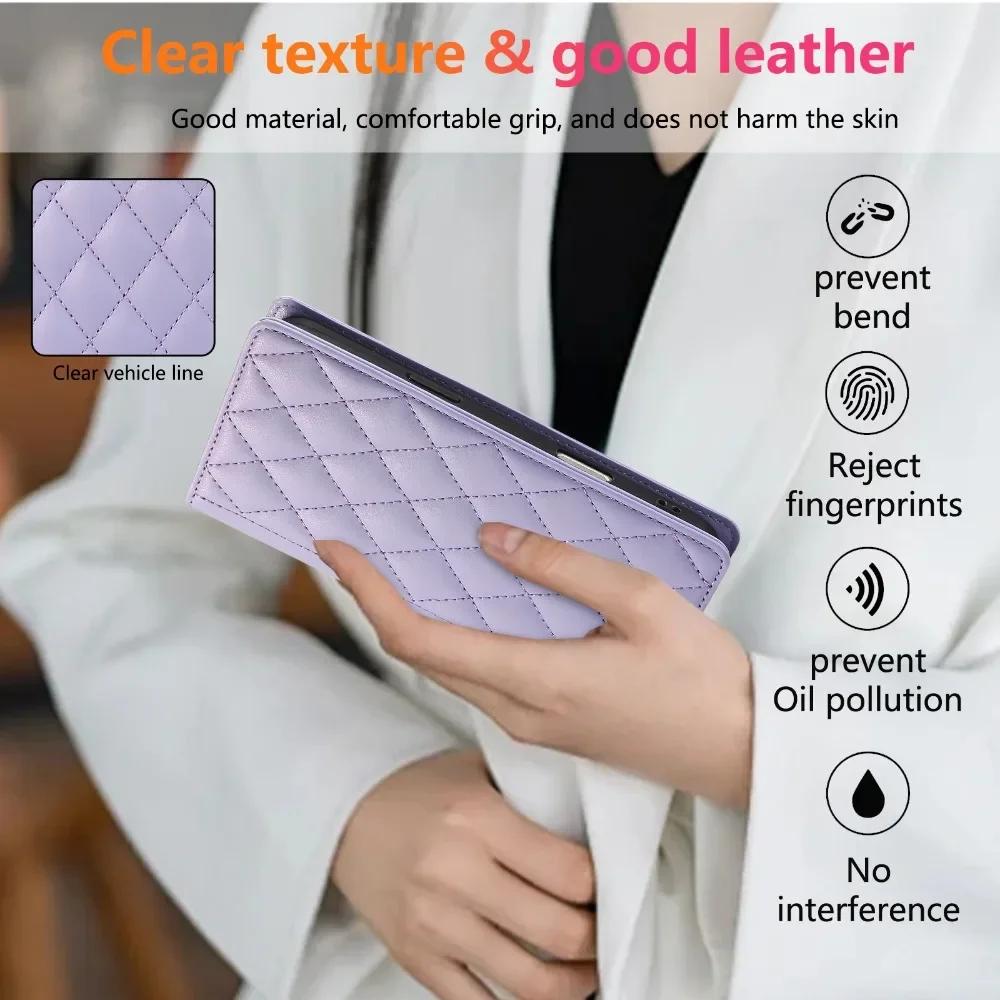 Wrist Strap Leather Wallet with Card Holder Phone Case for IPhone 16 Plus 15 14 13 12 Mini 11 Pro Max XS XR 7 8 Protective Cover
