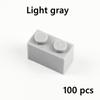 100pcs 1*2 Dot Thick Figures Bricks Educational Creative DIY Bulk 1x2 Dot Building Blocks Compatible with 3004 classic parts