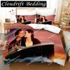 Design Titanic Jack and Rose Bedding Set Romantic Lover Movies Duvet Cover Sets King Queen Twin Size Couple Gift Bedclothes