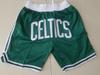 Embroidered Basketball Shorts: Celtics, Raptors, 76ers, North Carolina, Knicks, Michigan