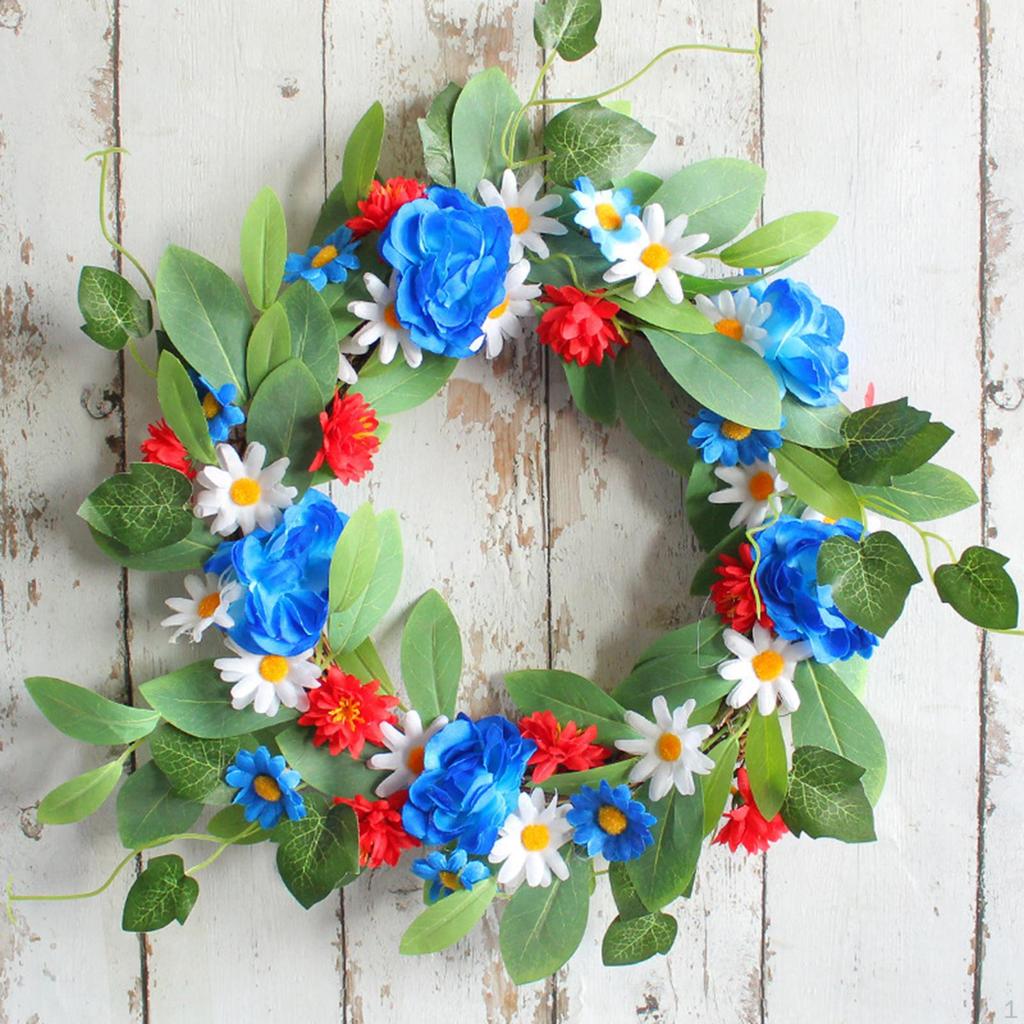 Wreath Centerpieces Simulation Decorations Ornament 40cm Hanging Front Door Artificial