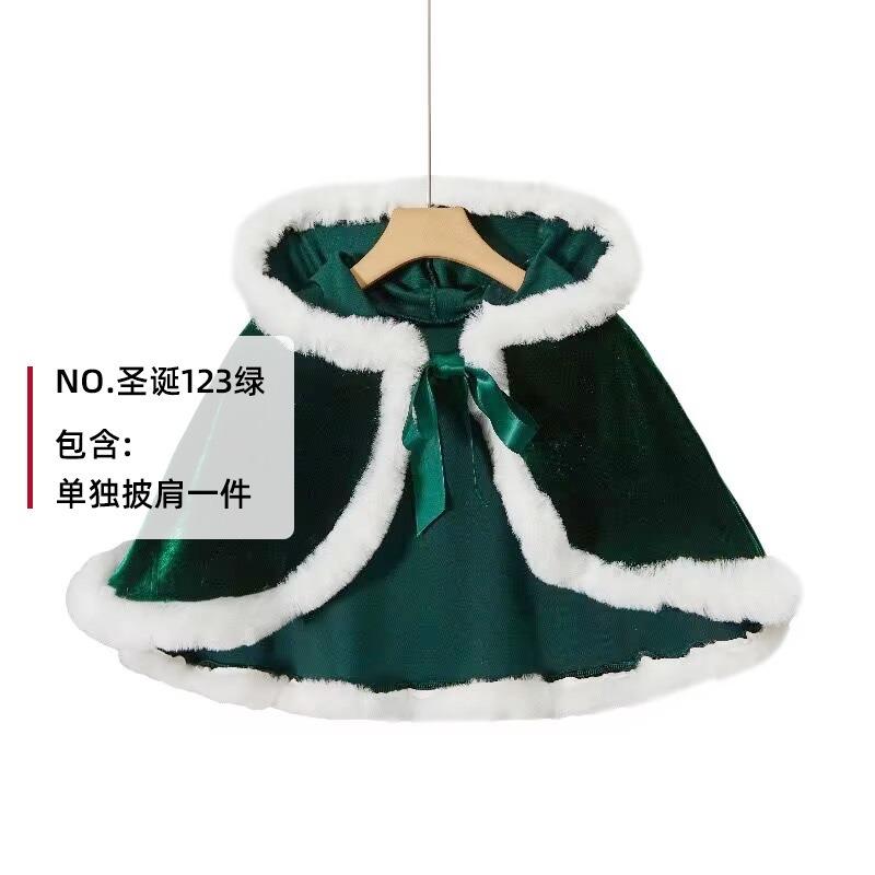 

New green Christmas clothing women s clothing wearing a war robe dress autumn and winter thin tutu princess dress average size