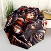 1pc Naruto Automatic Folding Umbrella, Sturdy And Durable Automatic Folding Umbrella with 8 Ribs,  a0911028