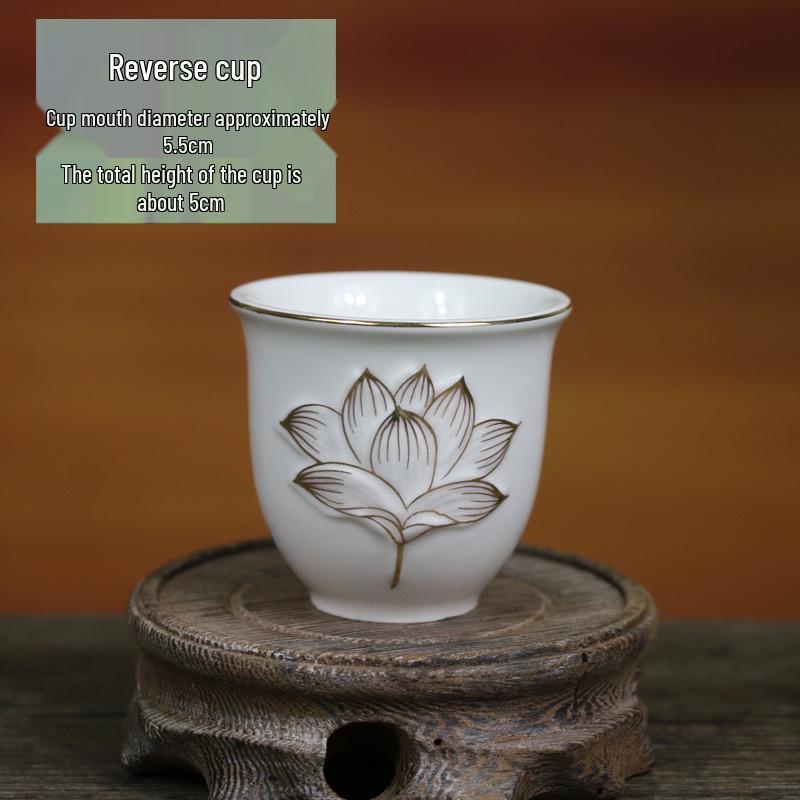 Keramische Opferbecher für Buddha, Guanyin und den Gott des Reichtums - Klein, Perfekt für Weihwasser und zum Anziehen von Reichtum.