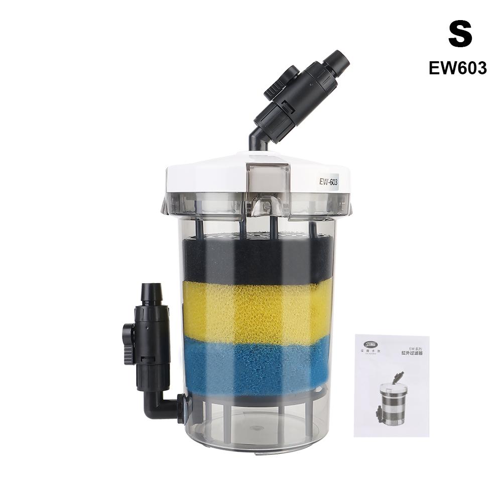 16mm Aquarium Filter Fish Tank Filter 3 Layer Sponge Filter External Pump Flow Valve Water Purifier Oxygen Filtration Device